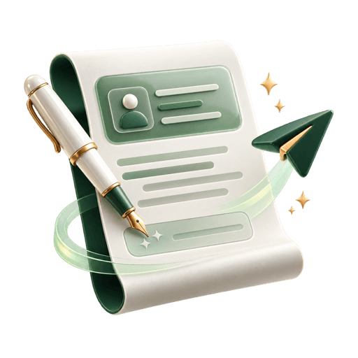 A polished proposal being written and sent faster